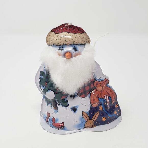 2000 Hallmark Cool Character Pressed Tin Keepsake Holiday Christmas Ornament - Picture 3 of 9